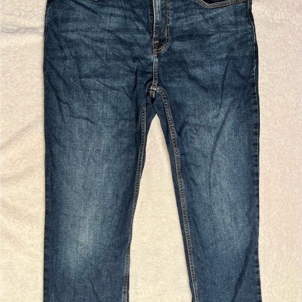 Goodfellow & Co Men’s 34x30 Straight Fit Total Flex Stretch Blue Jeans